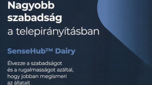 Továbbfejlesztett SenseHub Dairy tehénfigyelő rendszer